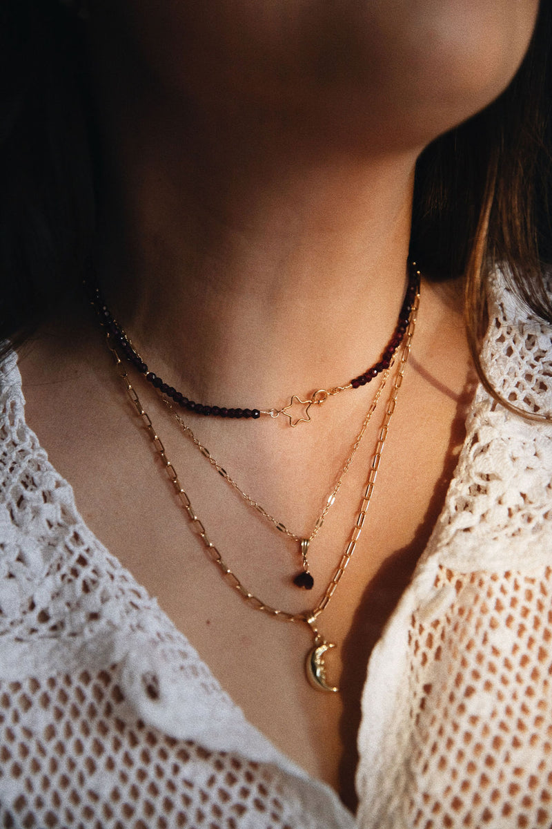 Courageous Garnet necklace