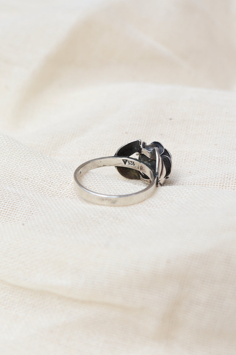 Silver Rose Ring