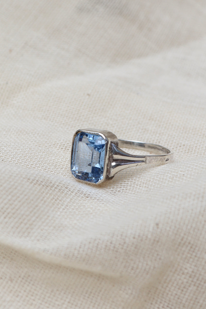 Azure Crest Silver Ring