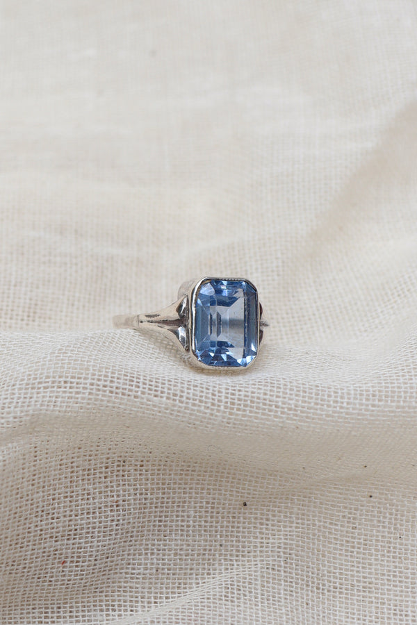 Azure Crest Silver Ring