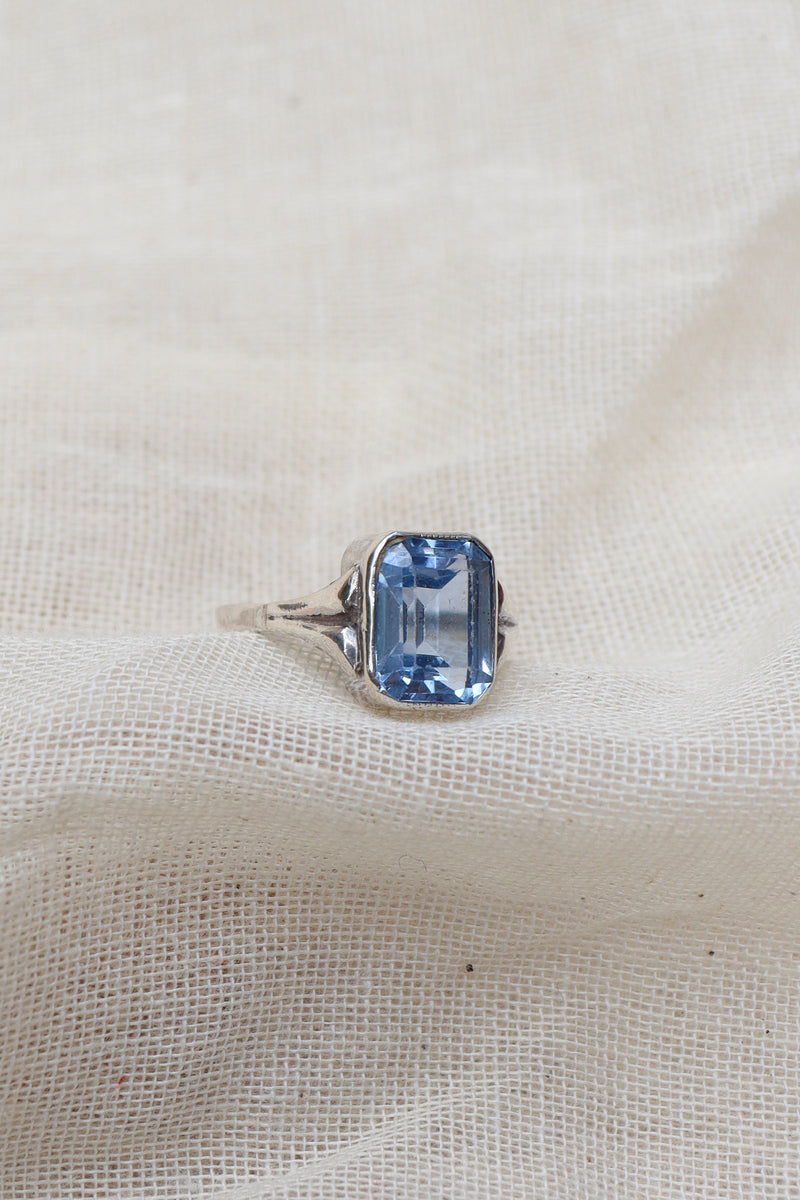 Azure Crest Silver Ring