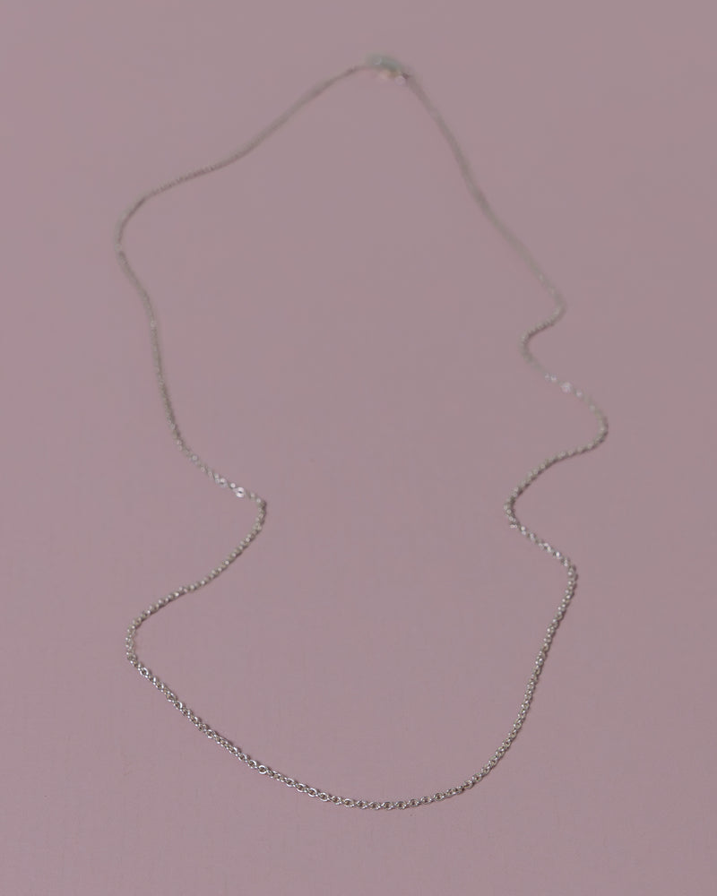 SILVER CABLE NECKLACE