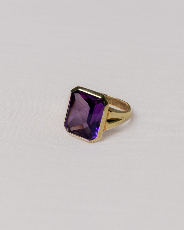 14K Purple Spinel Ring