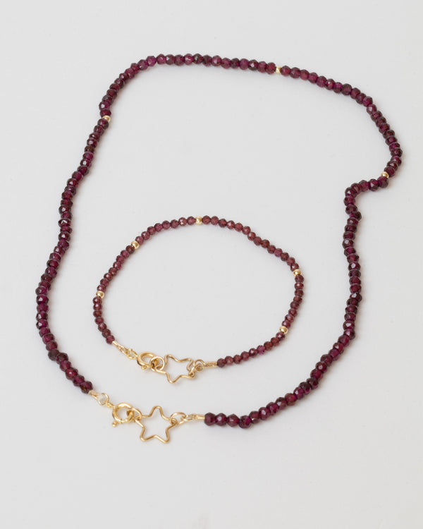 Courageous Garnet necklace