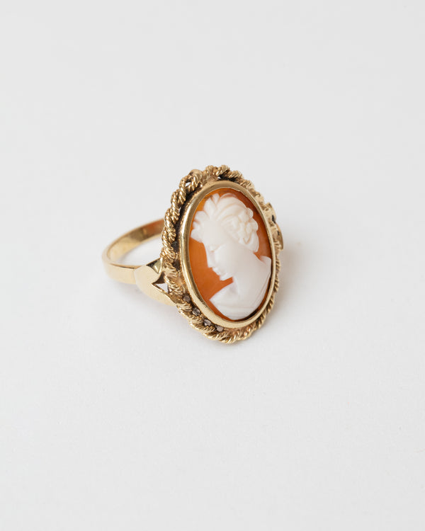 14K Celeste Cameo Ring